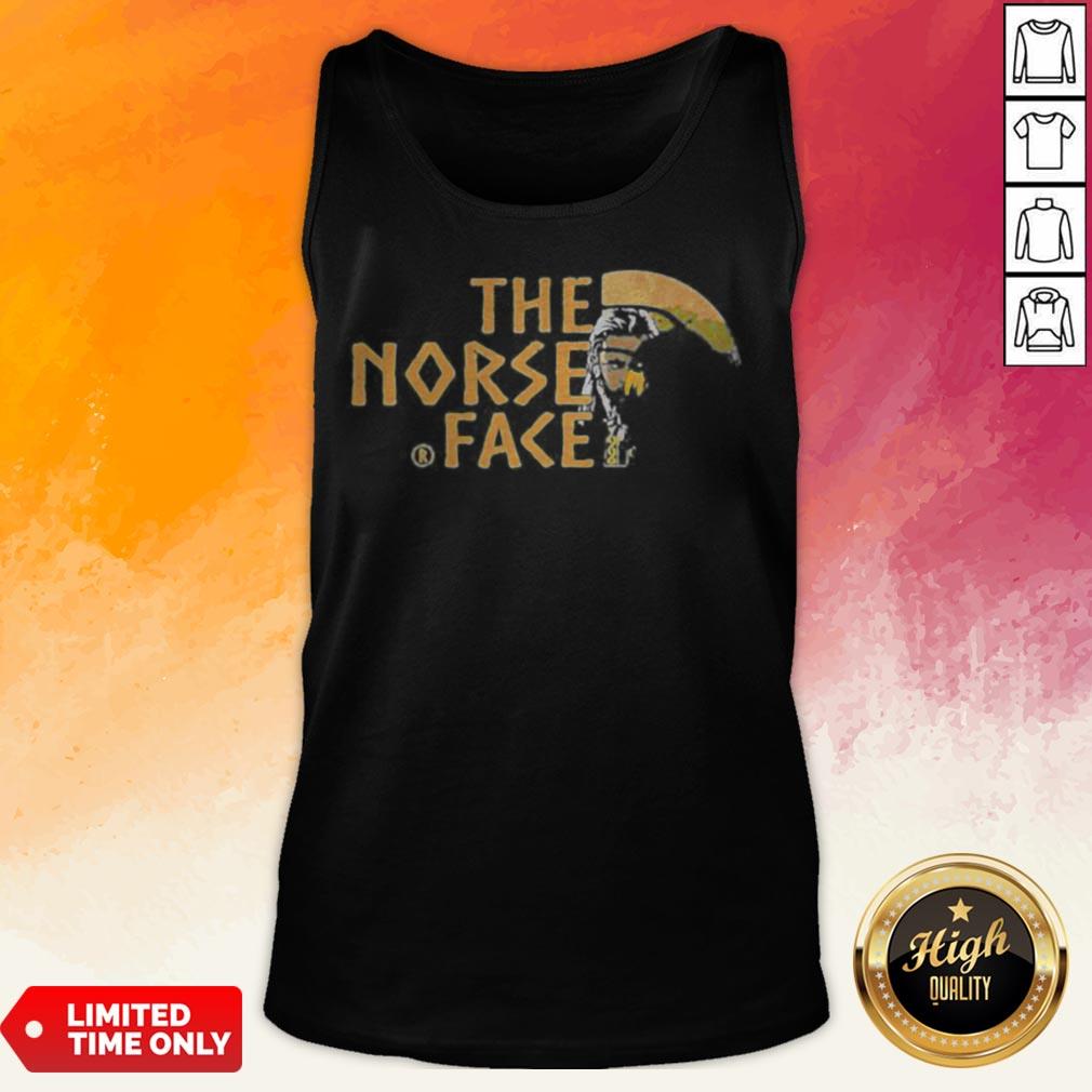 Vikings And Raven The Norse Face Logo Shirt - Image 2
