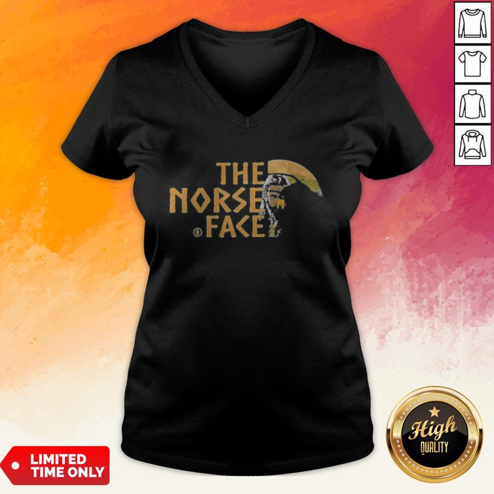 Vikings And Raven The Norse Face Logo Shirt - Image 5
