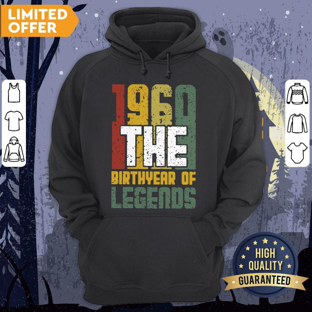 Vintage 1960 The Birthyear Of Legends Shirt - Image 5