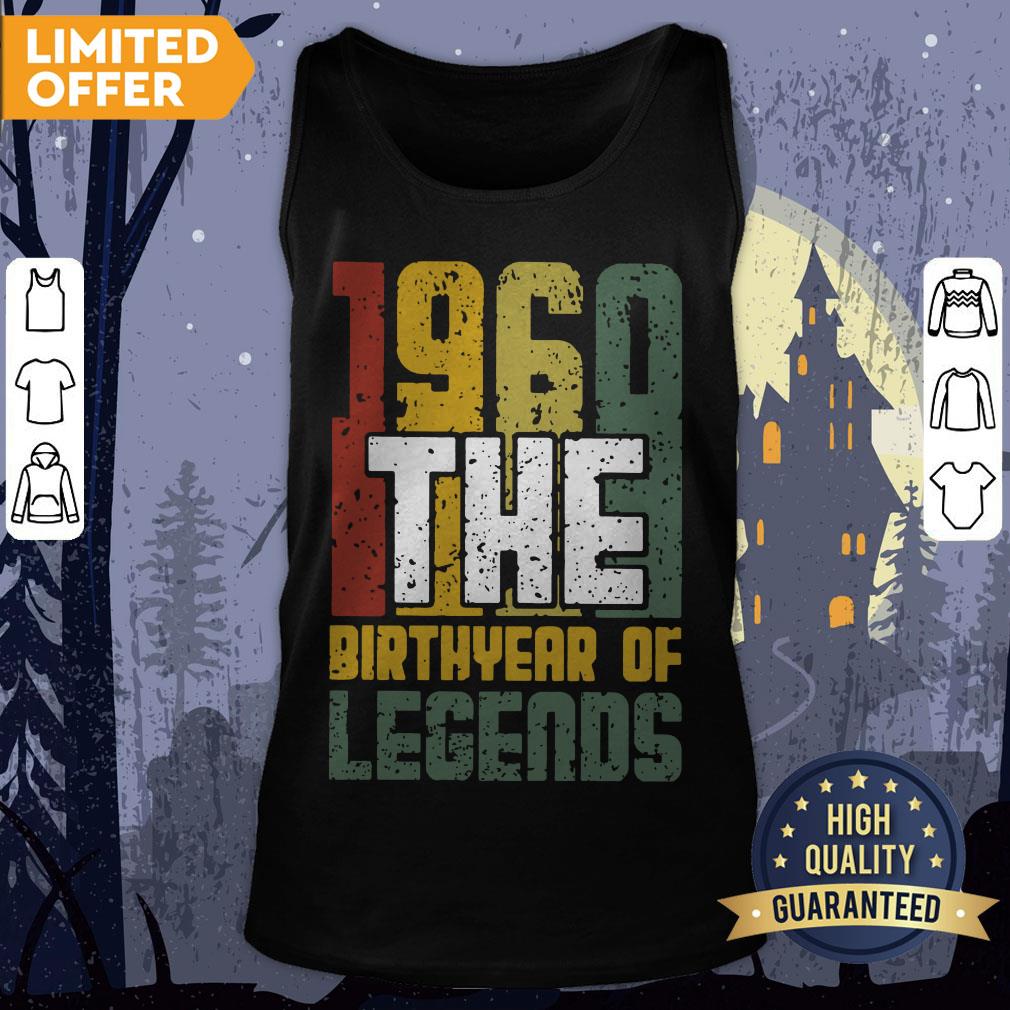 Vintage 1960 The Birthyear Of Legends Shirt - Image 2