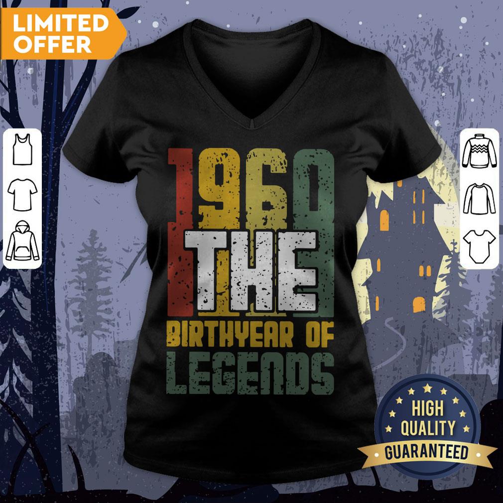 Vintage 1960 The Birthyear Of Legends Shirt - Image 3