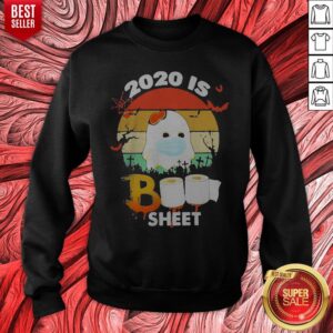 Alternative view of Vintage 2020 Is Boo Sheet Face Mask Toilet Paper Halloween Shirt