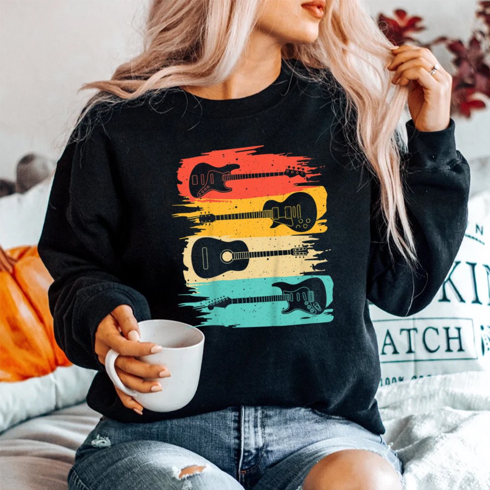 Vintage Guitar Music Band Guitarist Stuff Shirt - Image 2