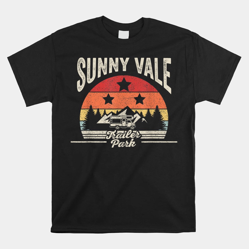 Vintage Retro Sunnyvale Trailer Park Shirt - Image 5