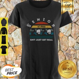 Vintage Toilet Paper Class Of 2020 Senior Shit Getting Real Shirt