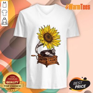 Alternative view of Vintage Turntable With Sunflower Shirt