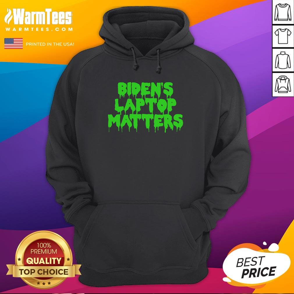 Vip Biden’s Laptop Matters Political Swamp Green Shirt - Image 4