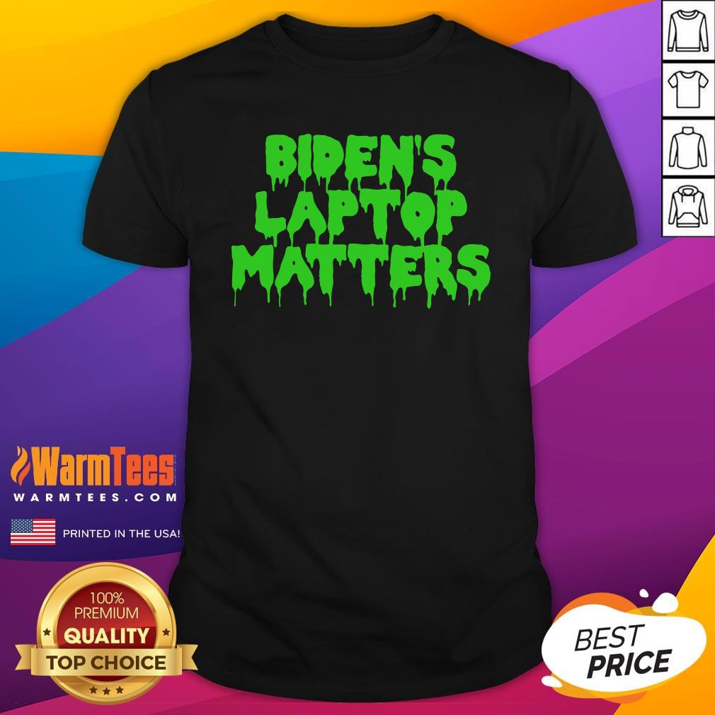 Vip Biden’s Laptop Matters Political Swamp Green Shirt