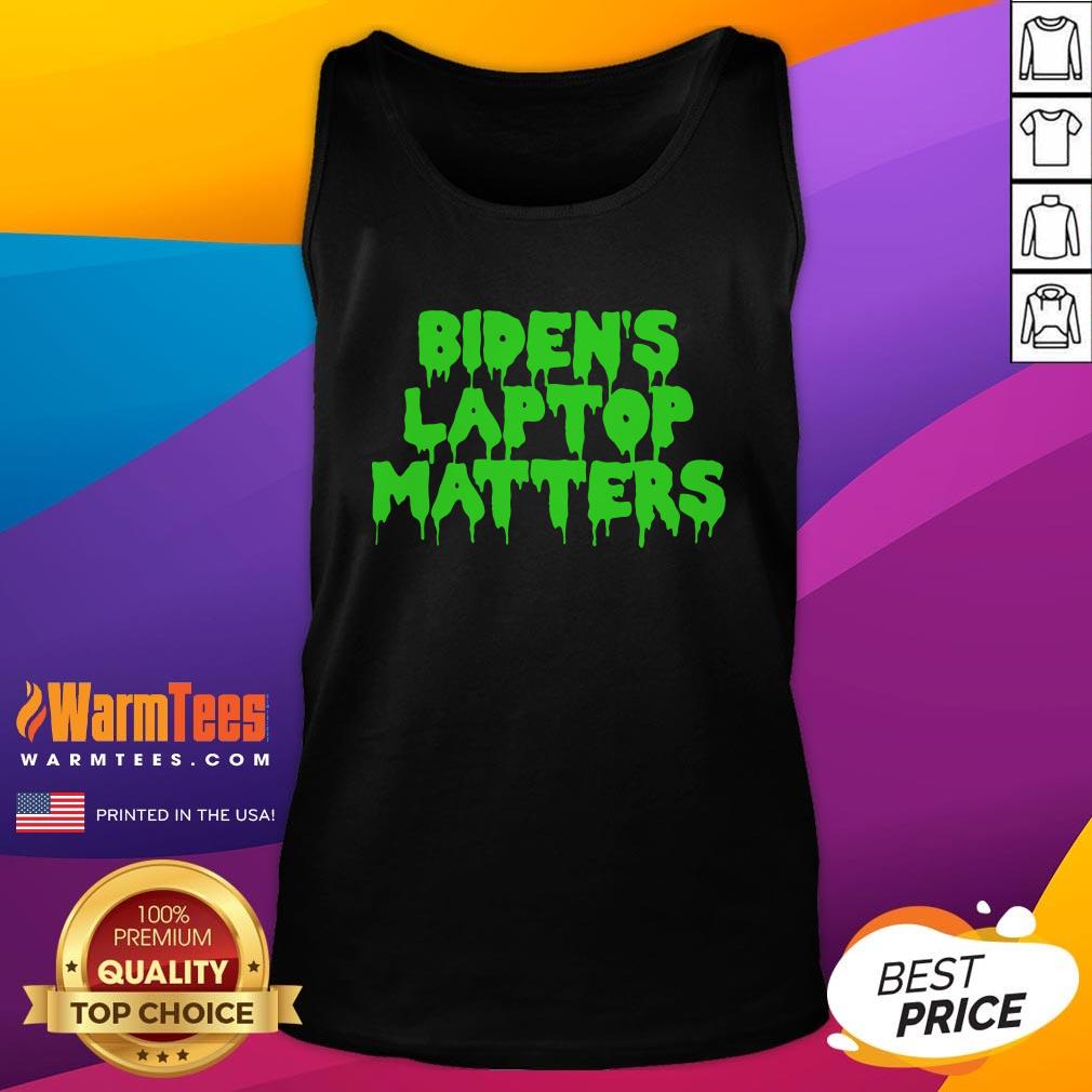 Vip Biden’s Laptop Matters Political Swamp Green Shirt - Image 3