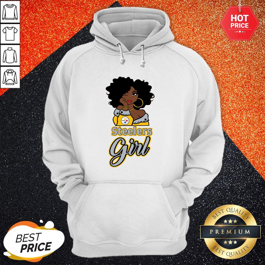 Vip Black Girl Pittsburgh Steelers Girl Shirt - Image 5