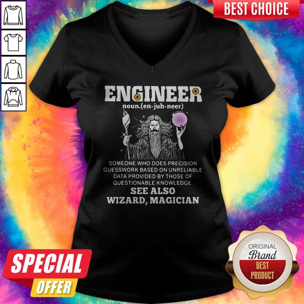 Vip Engineer Someone Who Does Precision Guess Work Based On Questionable Knowledge See Also Wizard Magician Shirt - Image 2