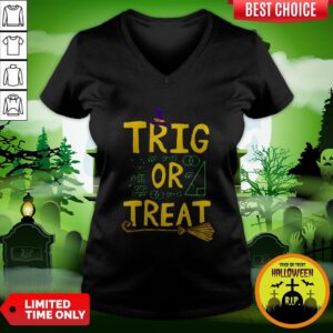 Alternative view of Vip Halloween Math Teacher Trig Or Treat Student School College Shirt