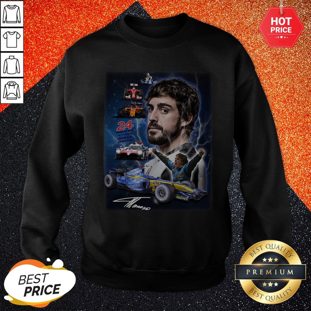 Vip Jean-Eric Vergne 24 Heures Du Mans Winner 2012 2015 Signature Shirt - Image 4