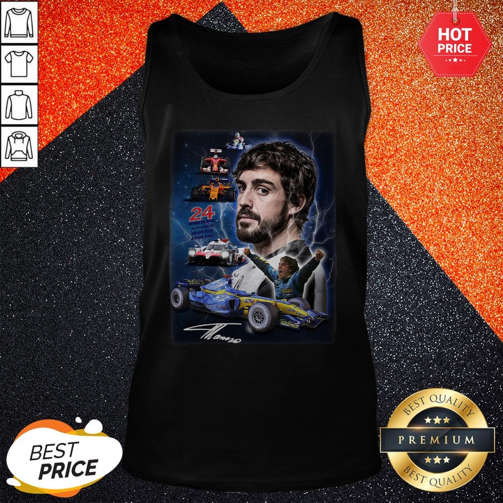 Vip Jean-Eric Vergne 24 Heures Du Mans Winner 2012 2015 Signature Shirt - Image 3