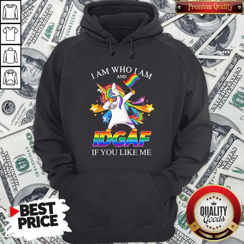 Vip Lgbt Unicorn I Am Who I Am And Idgaf If You Like Me Shirt - Image 5