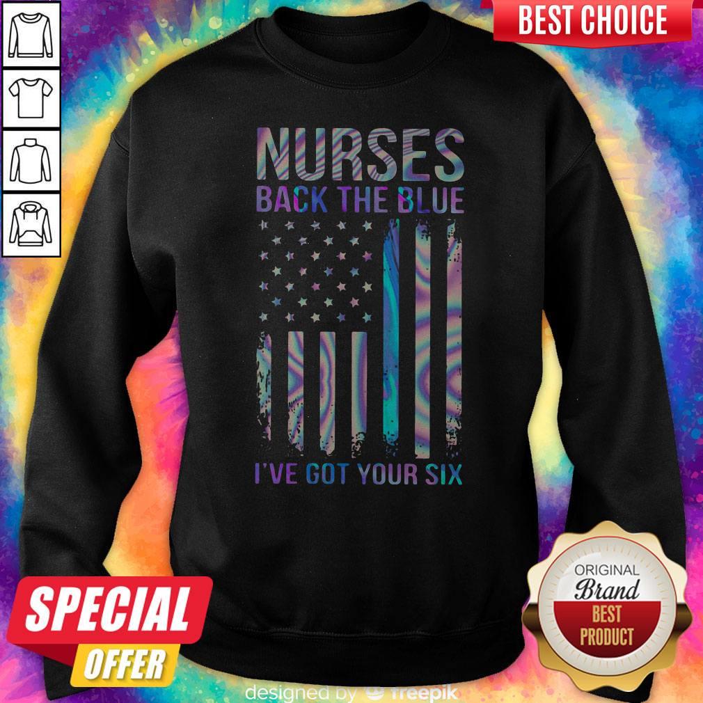 Vip Nurses Back The Blues I’ve Got Your Six American Shirt - Image 4