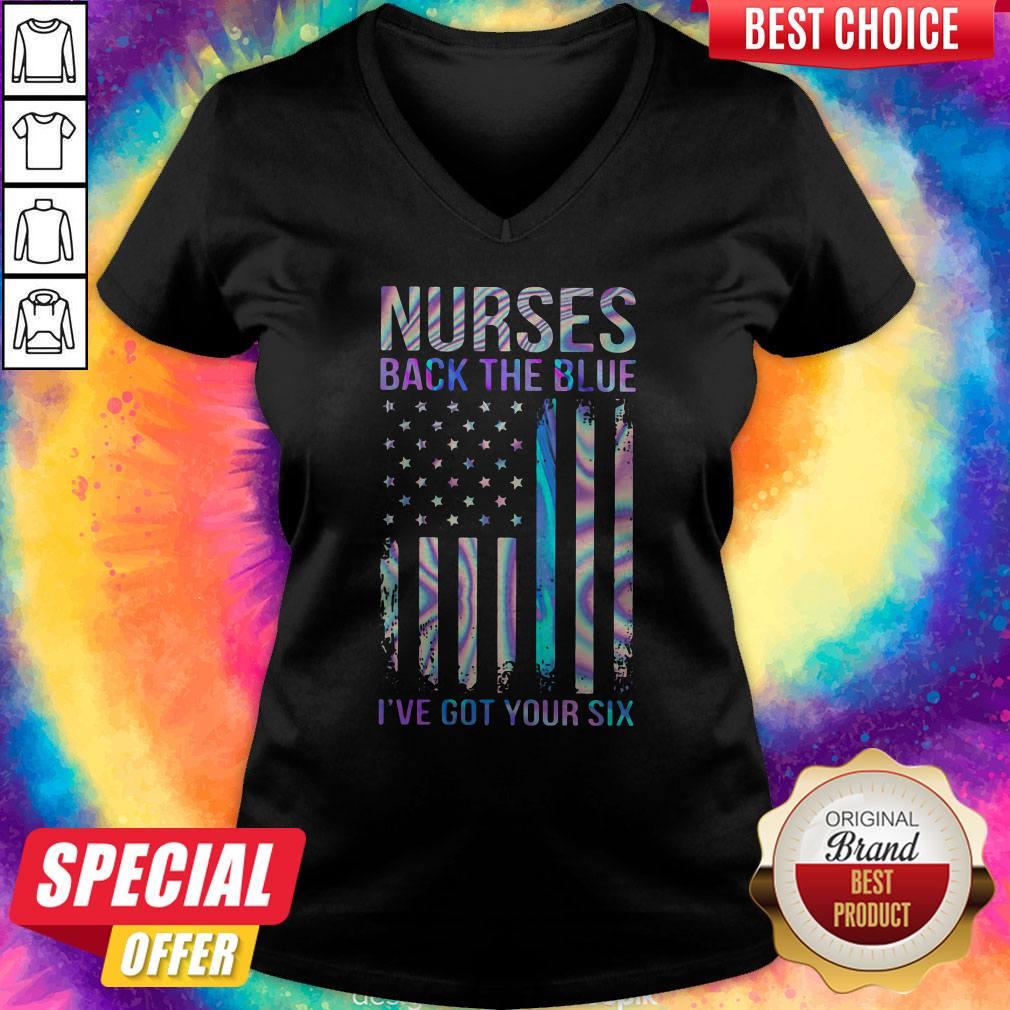 Vip Nurses Back The Blues I’ve Got Your Six American Shirt - Image 2