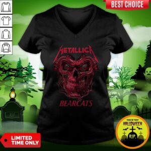 Alternative view of Vip Skull Metallica Cincinnati Bearcats Shirt