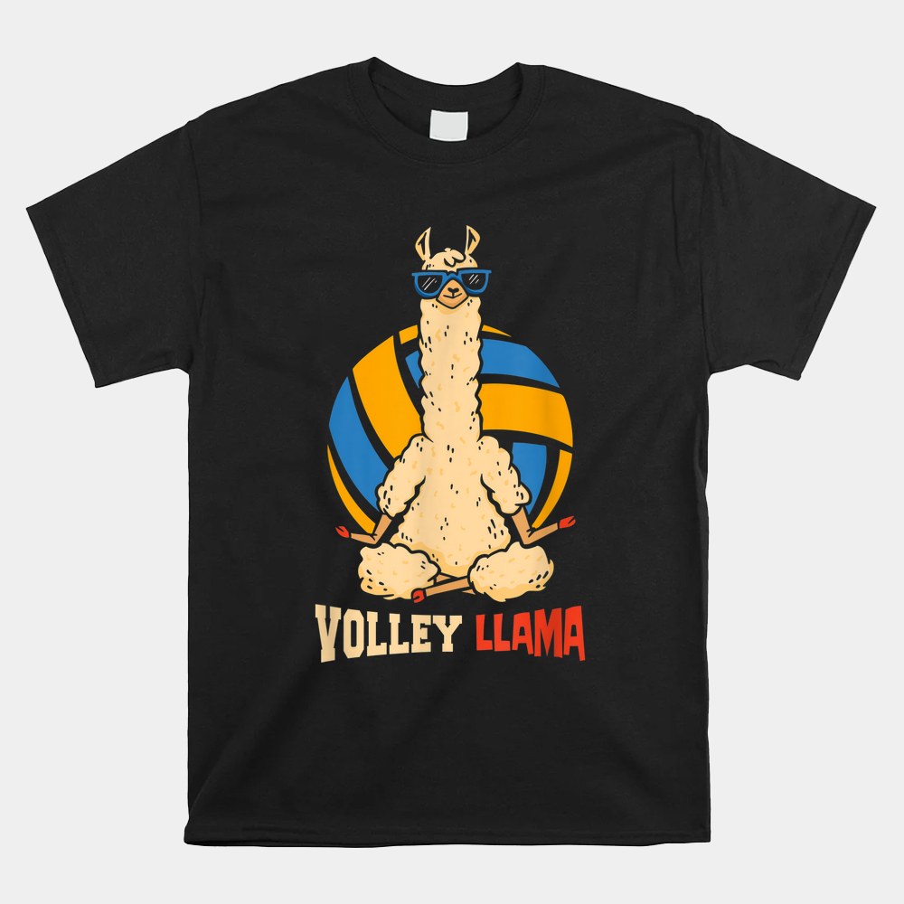 Volley Llama Sports Game Volleyball Shirt - Image 5