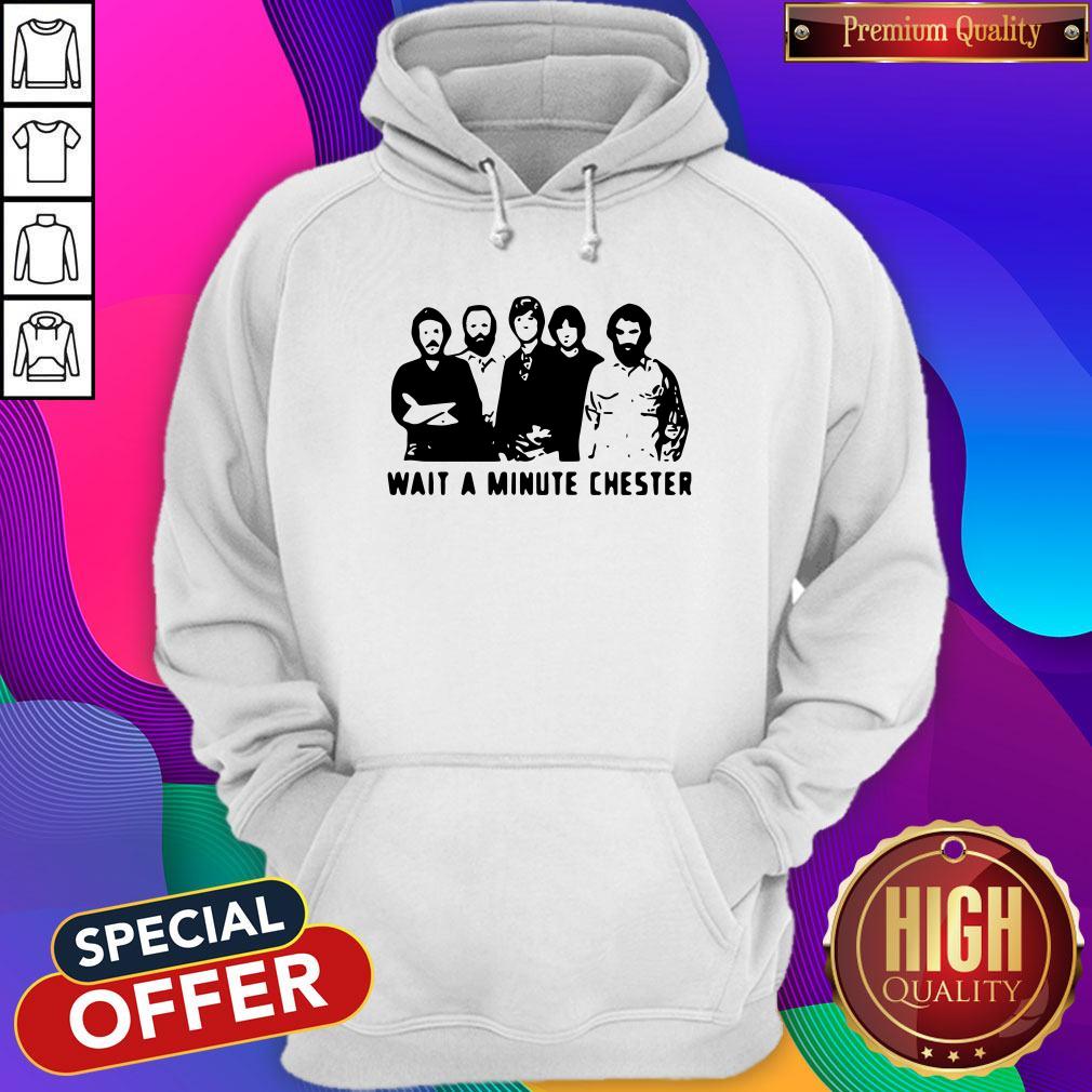 Wait A Minute Chester The Weight The Band Shirt - Image 5