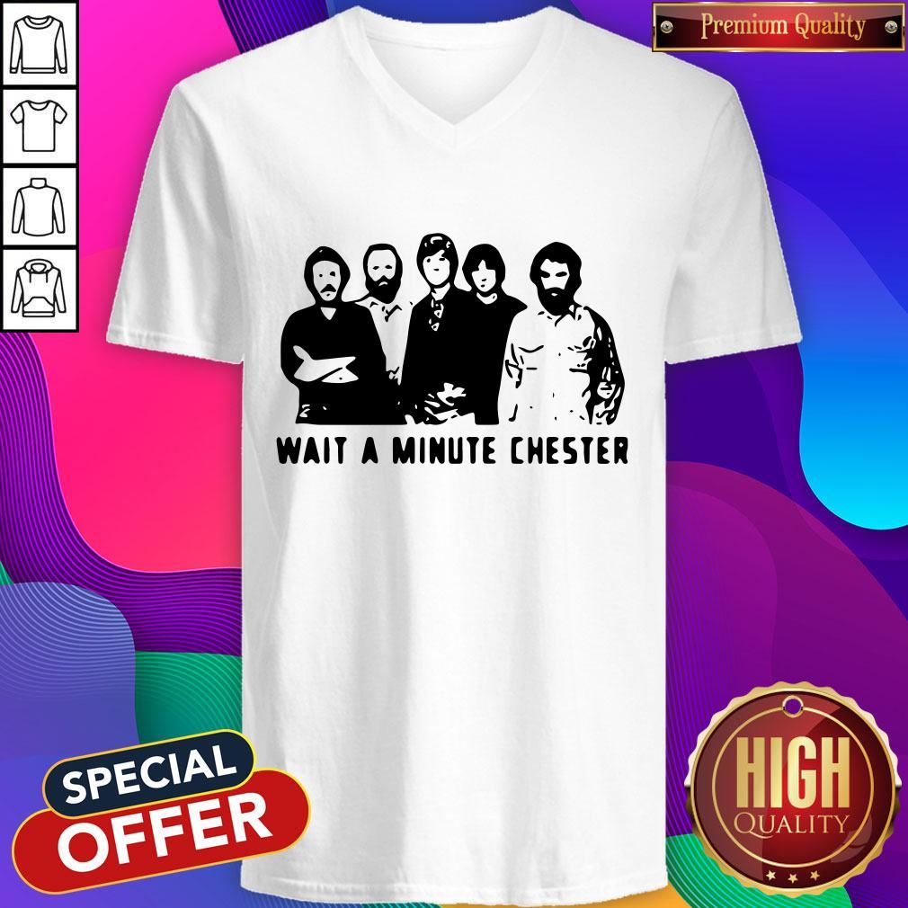 Wait A Minute Chester The Weight The Band Shirt - Image 2