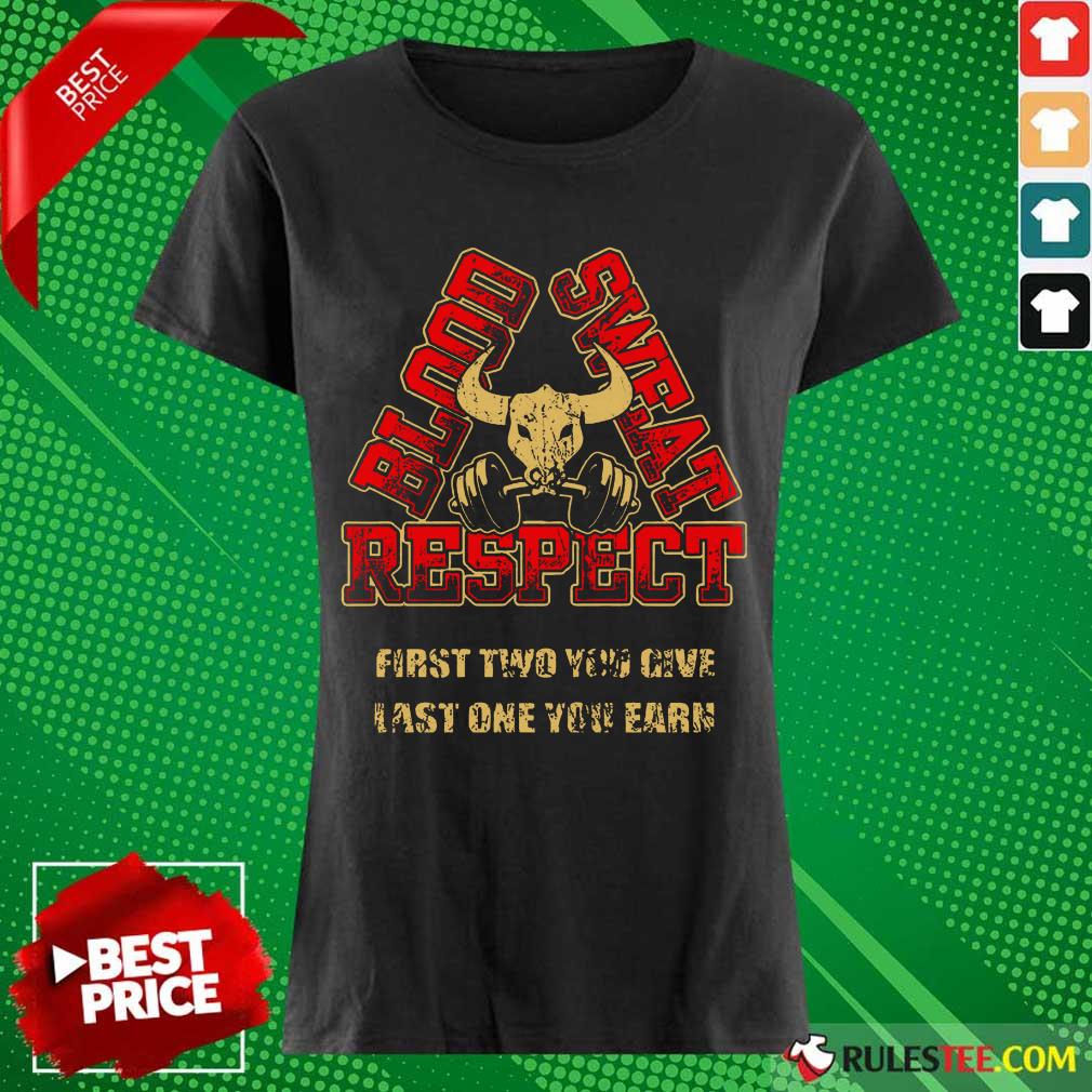 Weightlifting Blood Sweat Respect Shirt - Image 3