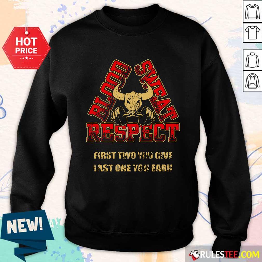 Weightlifting Blood Sweat Respect Shirt - Image 5