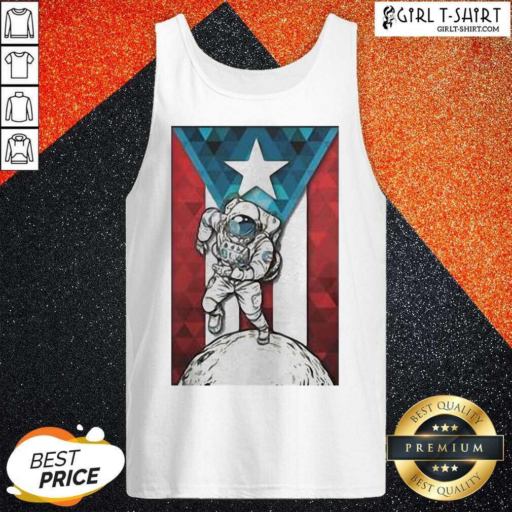 Well Astronaut Borincano Flag Shirt - Image 3