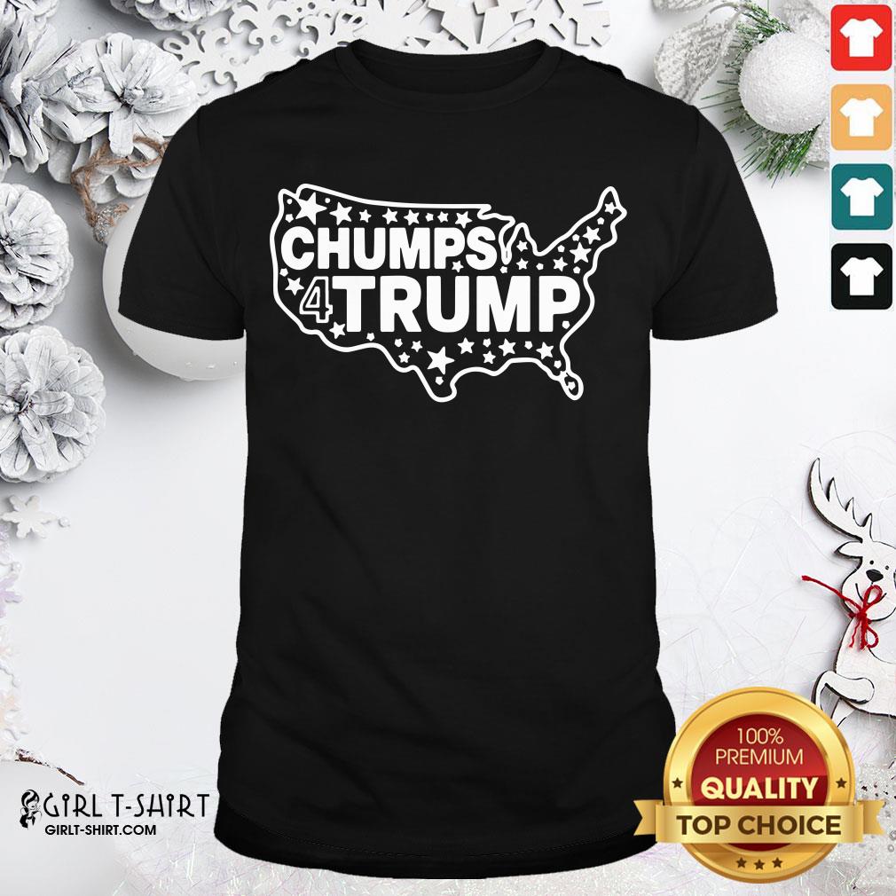 Well Chumps For Trump USA Map Shirt