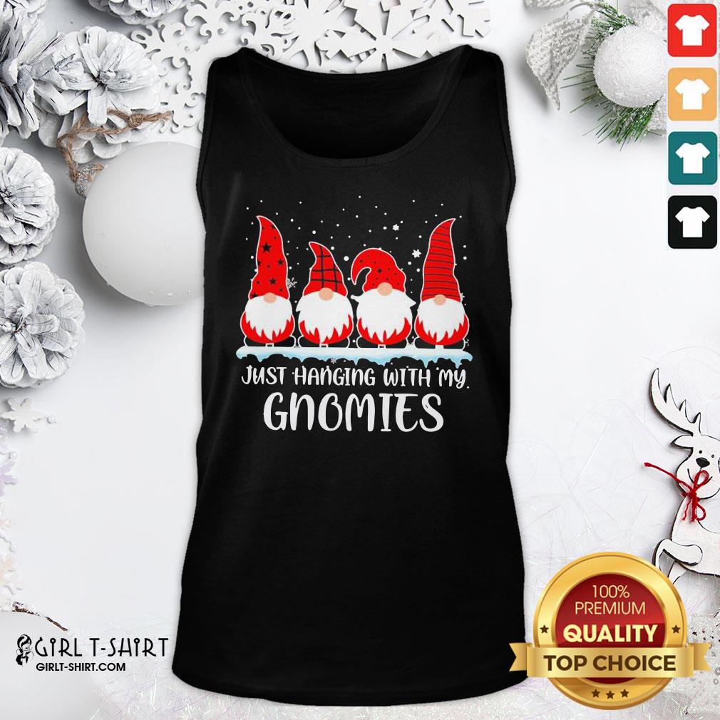 Well Just Hanging With My Gnomies Christmas 2020 Shirt - Image 3