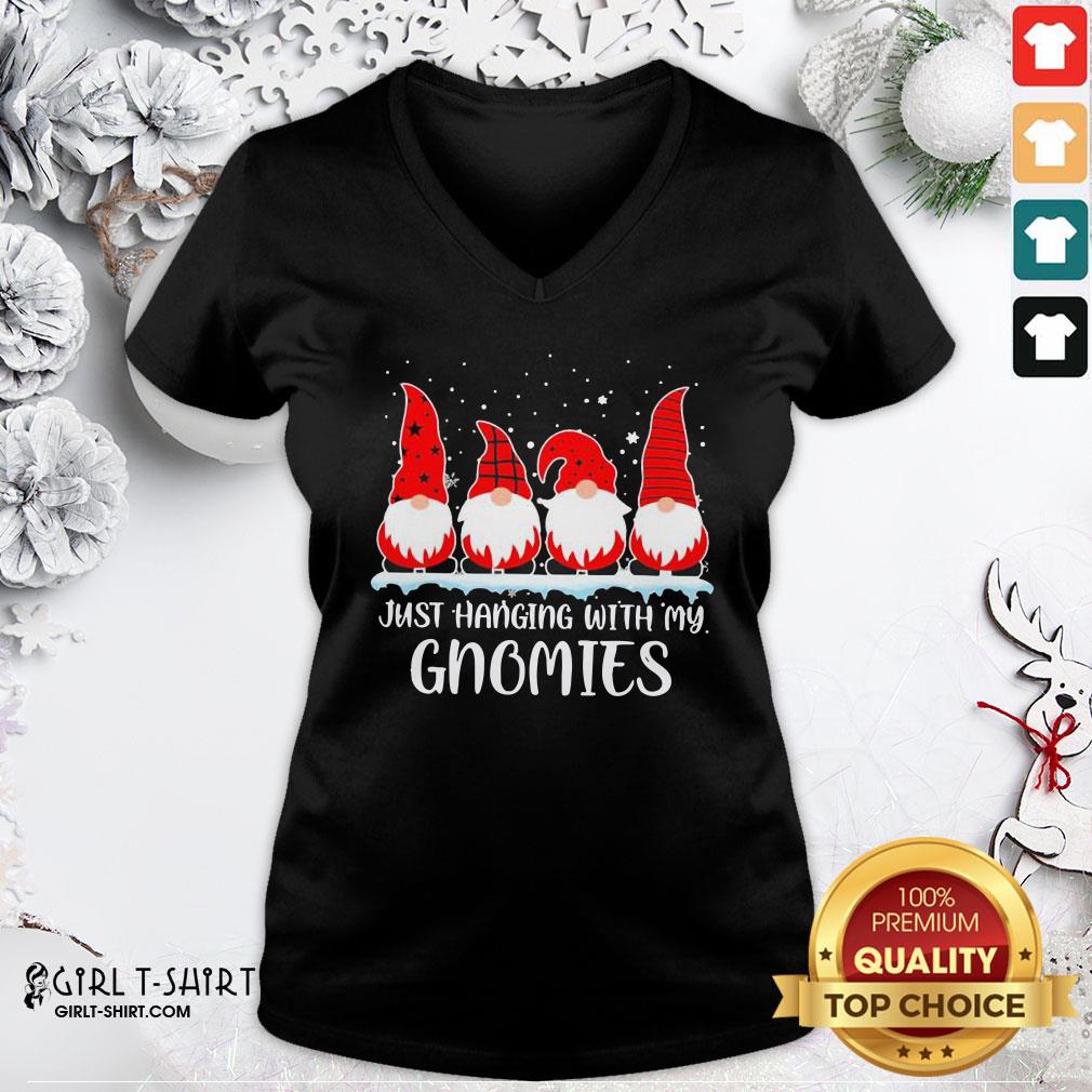 Well Just Hanging With My Gnomies Christmas 2020 Shirt - Image 2