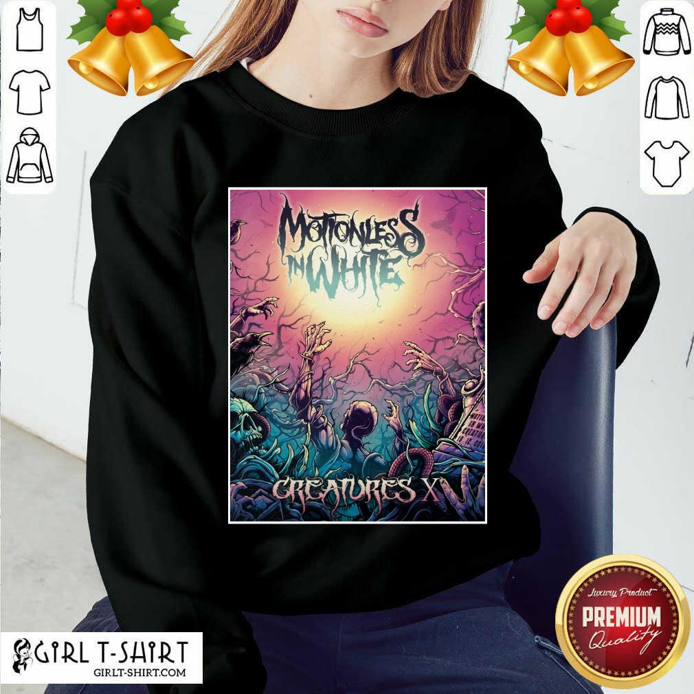 Well Motionless In White Merch Creatures Deadstream Shirt - Image 4