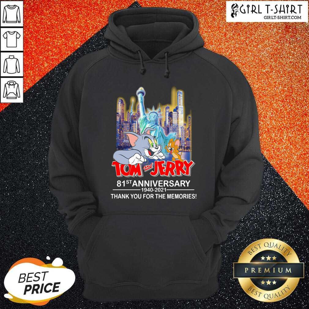 Well Tom And Jerry 81st Anniversary 1940 2021 Thank You For The Memories Shirt - Image 5