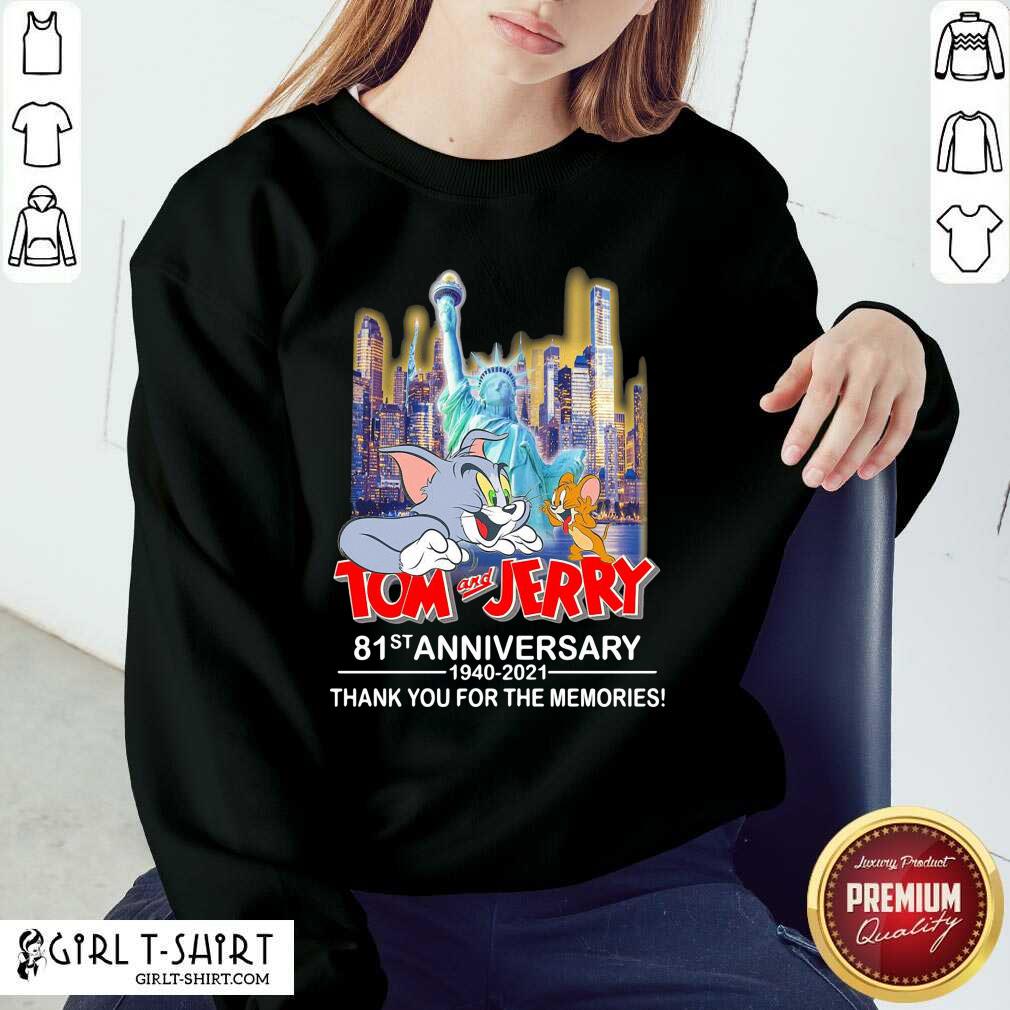 Well Tom And Jerry 81st Anniversary 1940 2021 Thank You For The Memories Shirt - Image 4