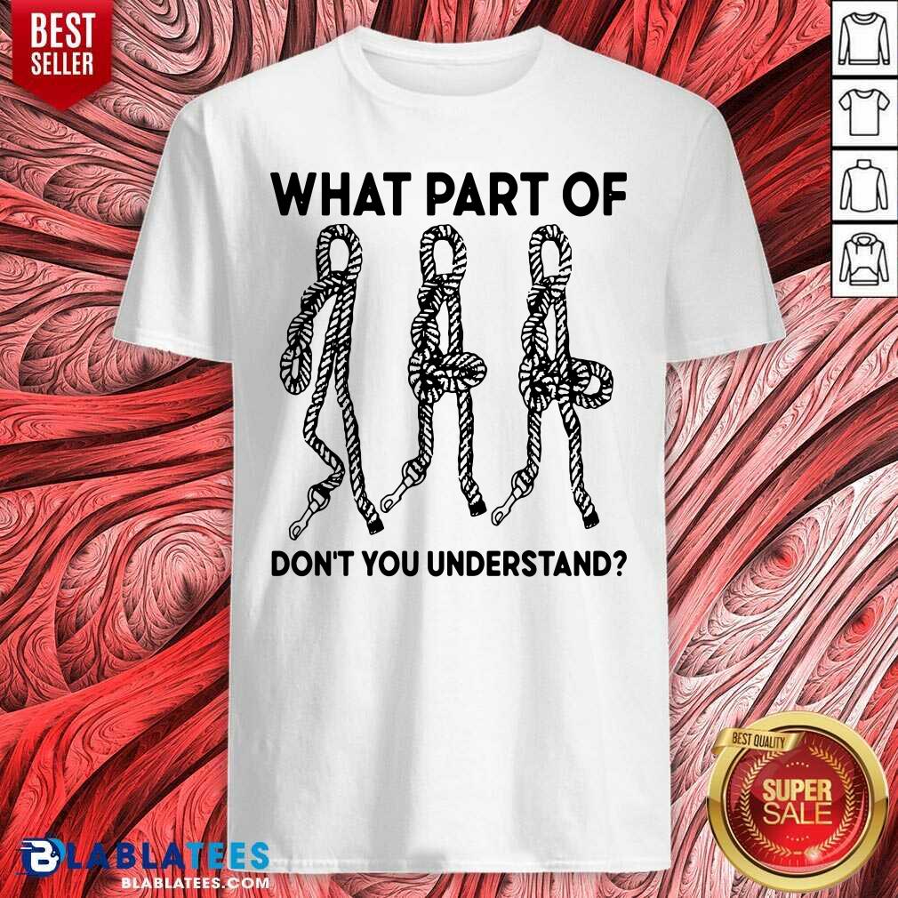 What Part Of Don't You Understand Shirt