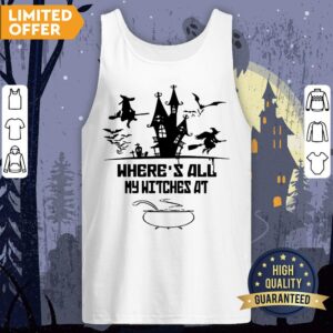 Alternative view of Where's All My Witches At Shirt