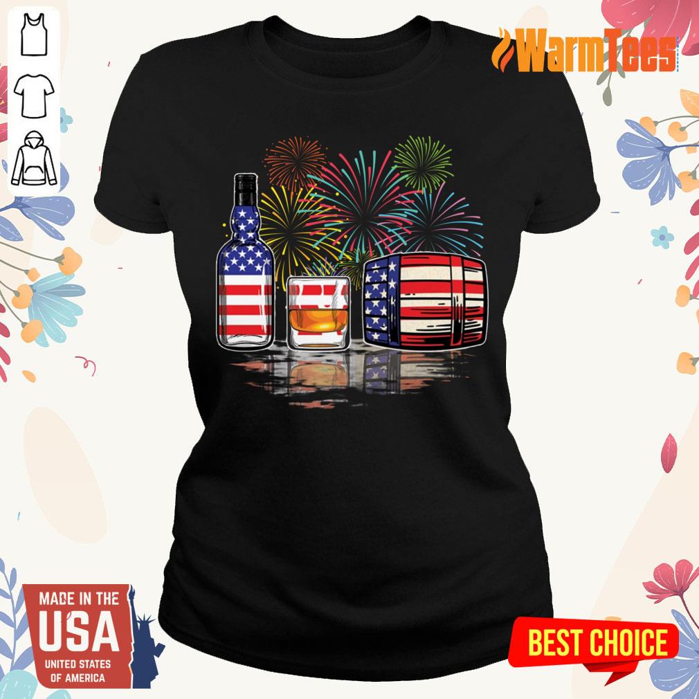 Whisky USA Flag Firework Shirt - Image 2