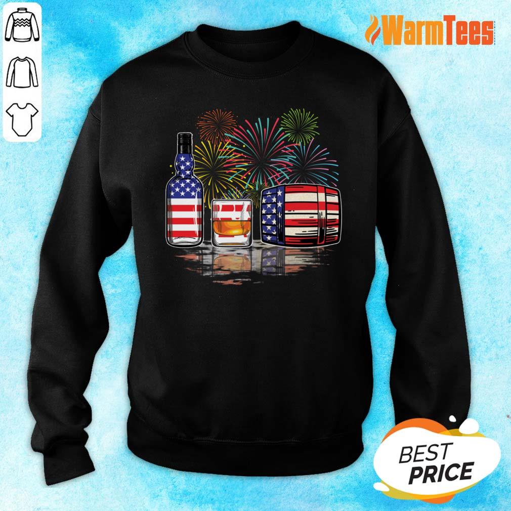 Whisky USA Flag Firework Shirt - Image 5