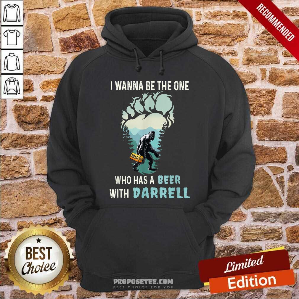 Who Has A Beer With Darrell Shirt - Image 2