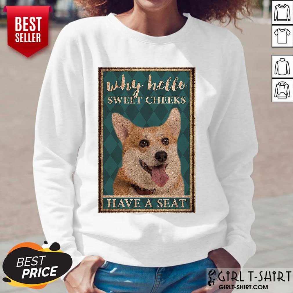Why Hello Sweet Cheeks Coggy Dog Shirt - Image 5