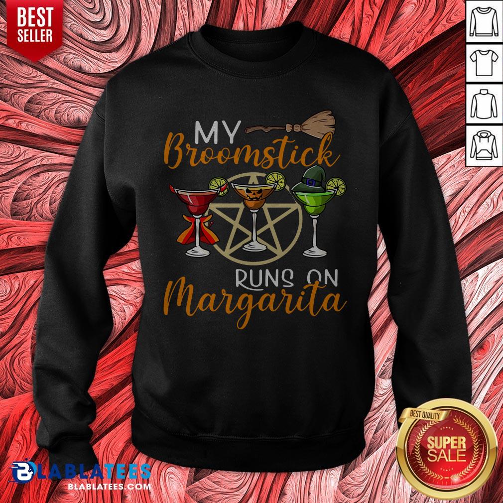 Wines My Broomstick Runs On Margarita Supernatural Halloween Shirt - Image 2