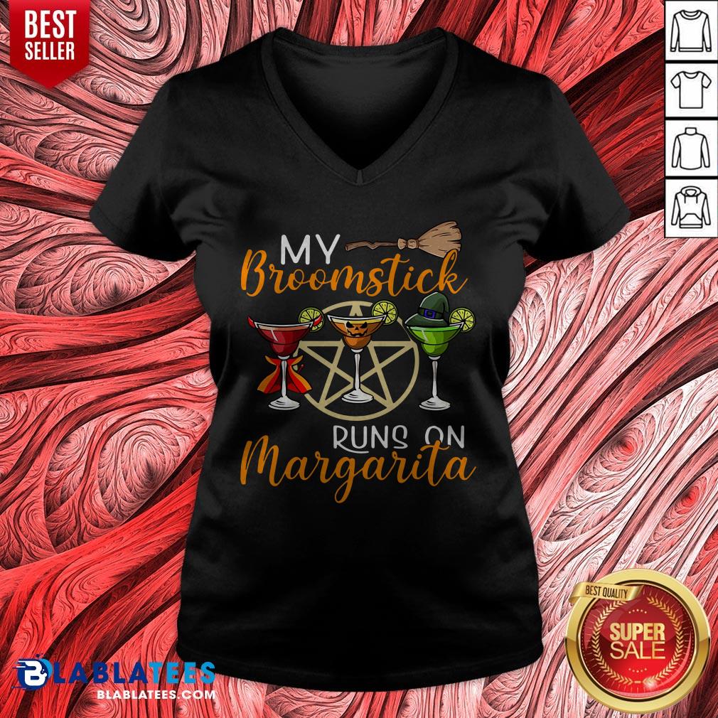 Wines My Broomstick Runs On Margarita Supernatural Halloween Shirt - Image 4