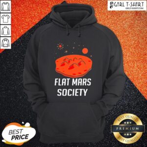 Alternative view of Wing Flat Mars Society Shirt