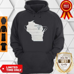 Alternative view of Wisconsin Protect Nurses Face Mask COVID-19 Shirt