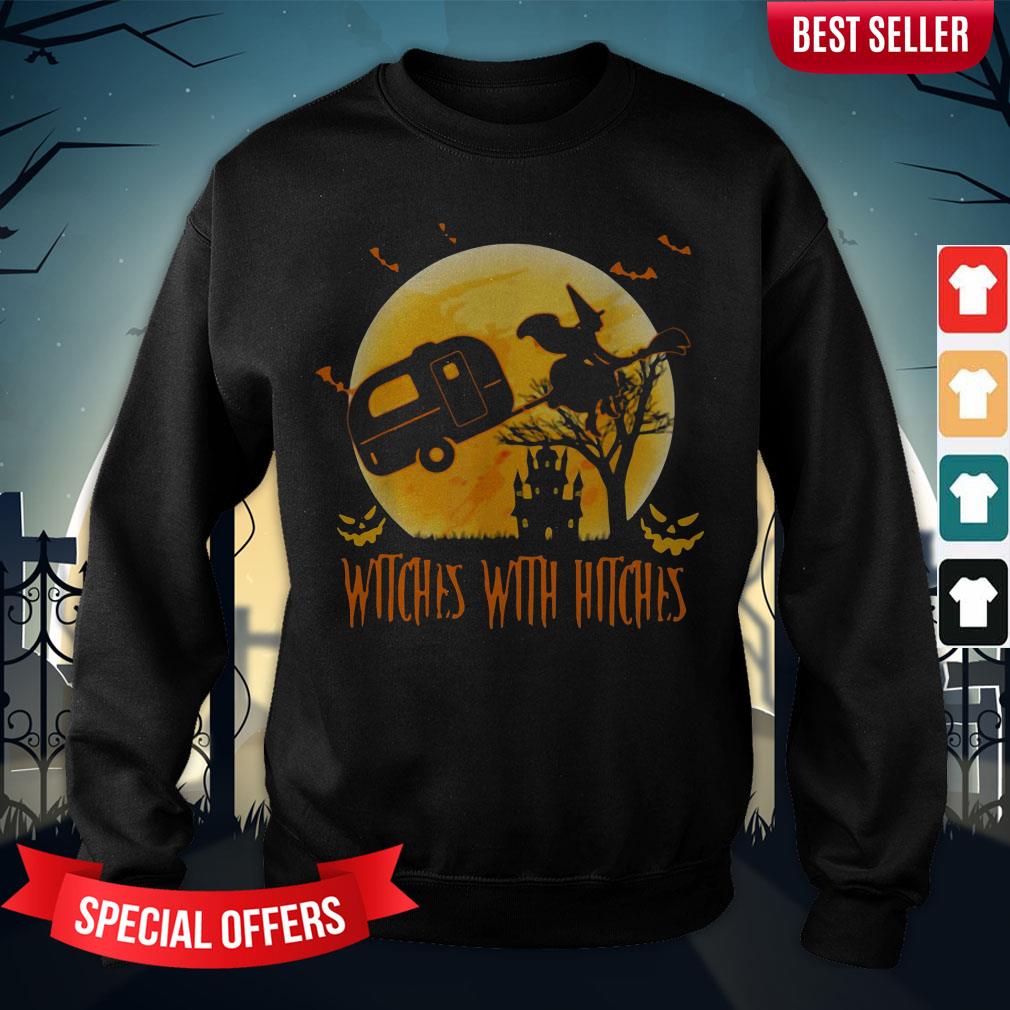 Witches With Hitches Camping Halloween Shirt - Image 5