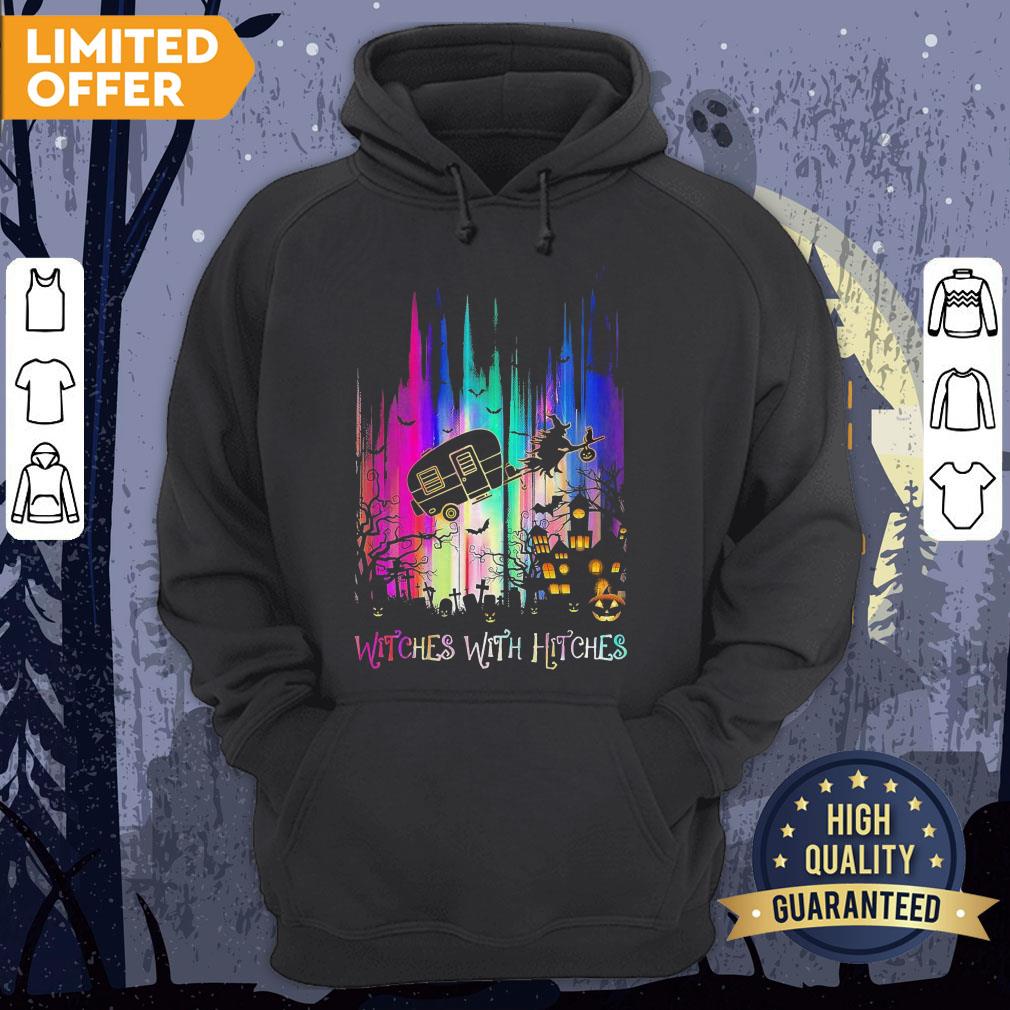 Witches With Hitches Colorful Halloween Shirt - Image 5