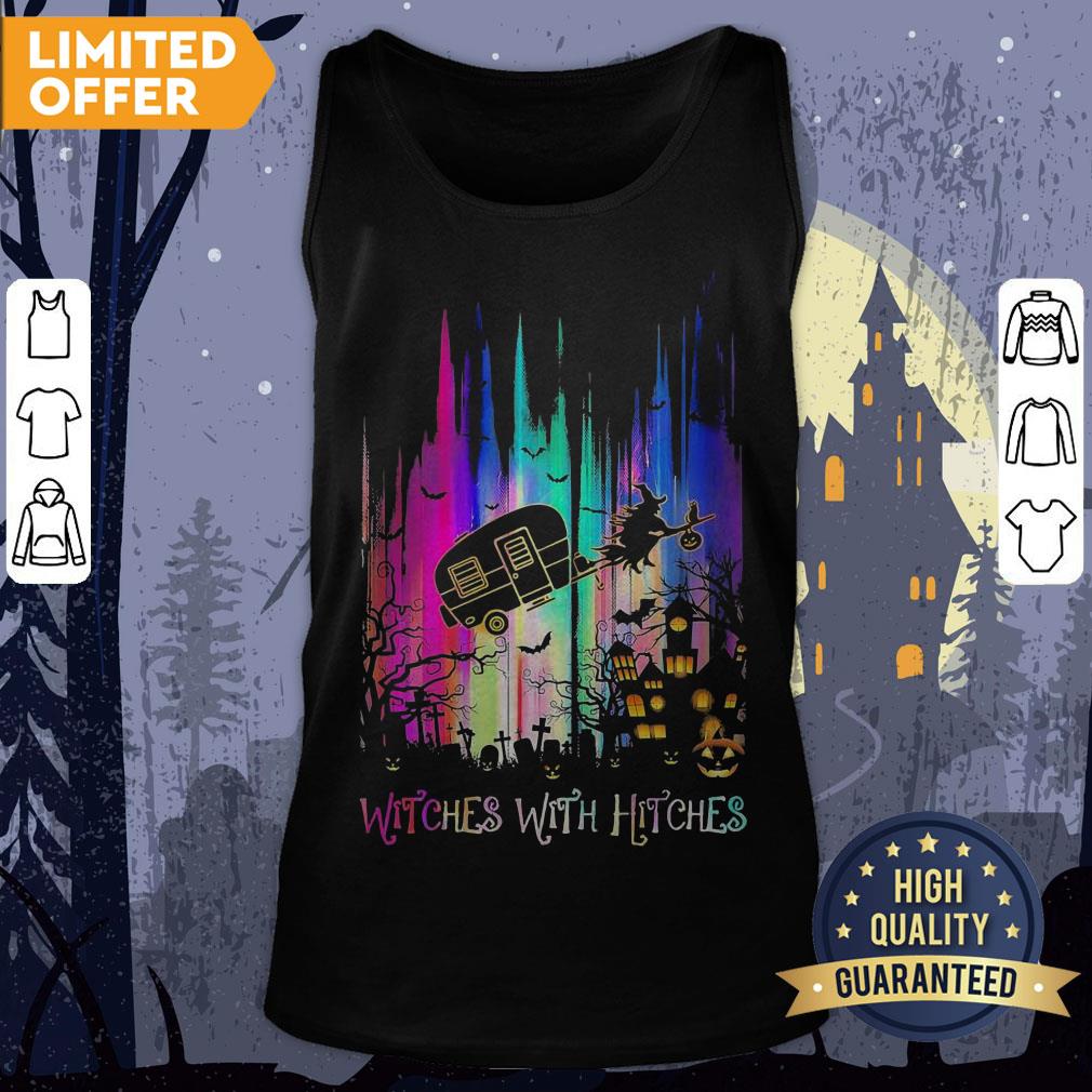 Witches With Hitches Colorful Halloween Shirt - Image 2