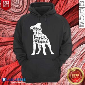Alternative view of Womens Rescue Is My Favorite Breed Pitbull Dog Pit Bull Mom Gift Shirt