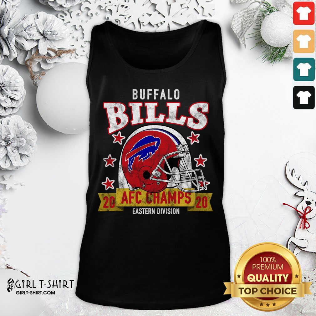 Wonder Distressed Bills 2020 Afc East Champs Shirt - Image 3
