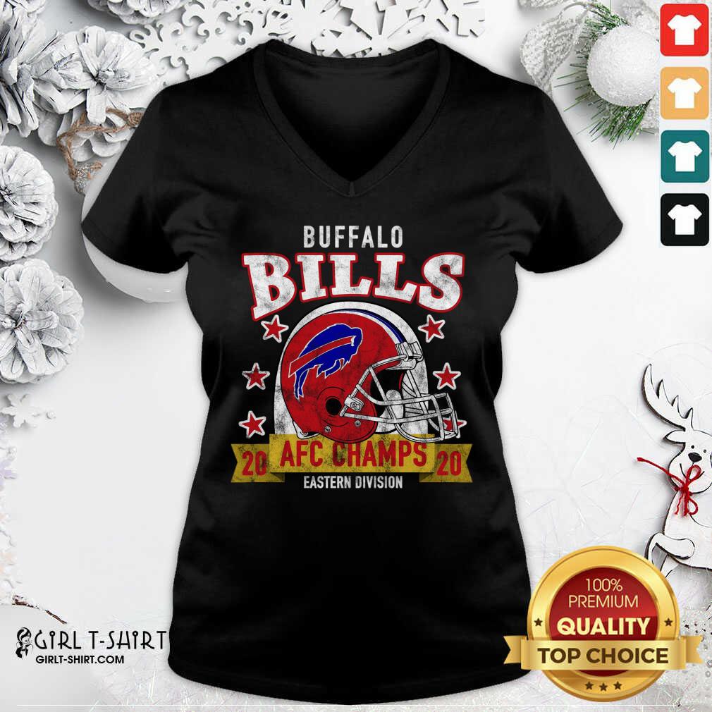 Wonder Distressed Bills 2020 Afc East Champs Shirt - Image 2